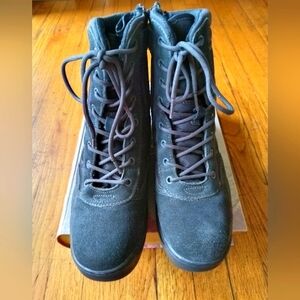 New women Sz 9.5 Nortiv black tactic hiking motorcycle ankle casual boots